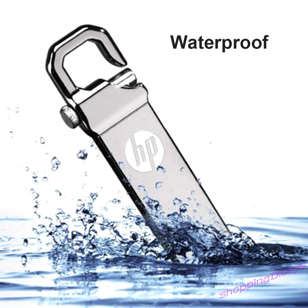 ✤Sh✤ HP USB2.0 Pendrive Flash Drive Metal Waterproof High Speed U Disk Flashdisk