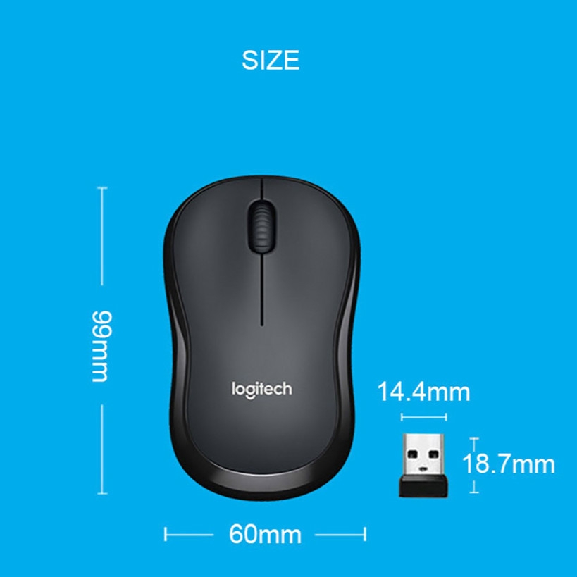 Chuột quang máy tính không dây Logitech M220 chất lượng cao