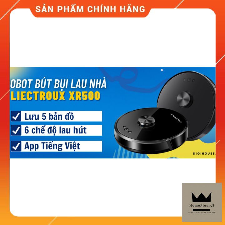 [NHẬP KHẨU CHÍNH HÃNG] Robot hút bụi lau nhà LIECTROUX XR500 ⚡FREE SHIP⚡ - App Tiếng Việt - MỚI 100%