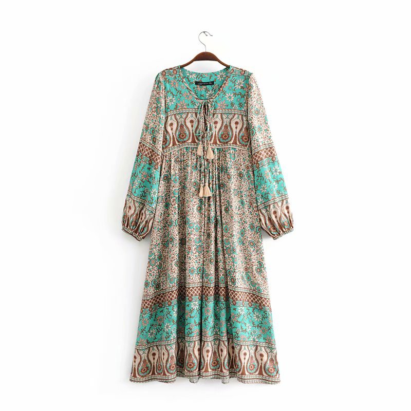 Đầm Zara phong cách boho retro (ảnh thật)