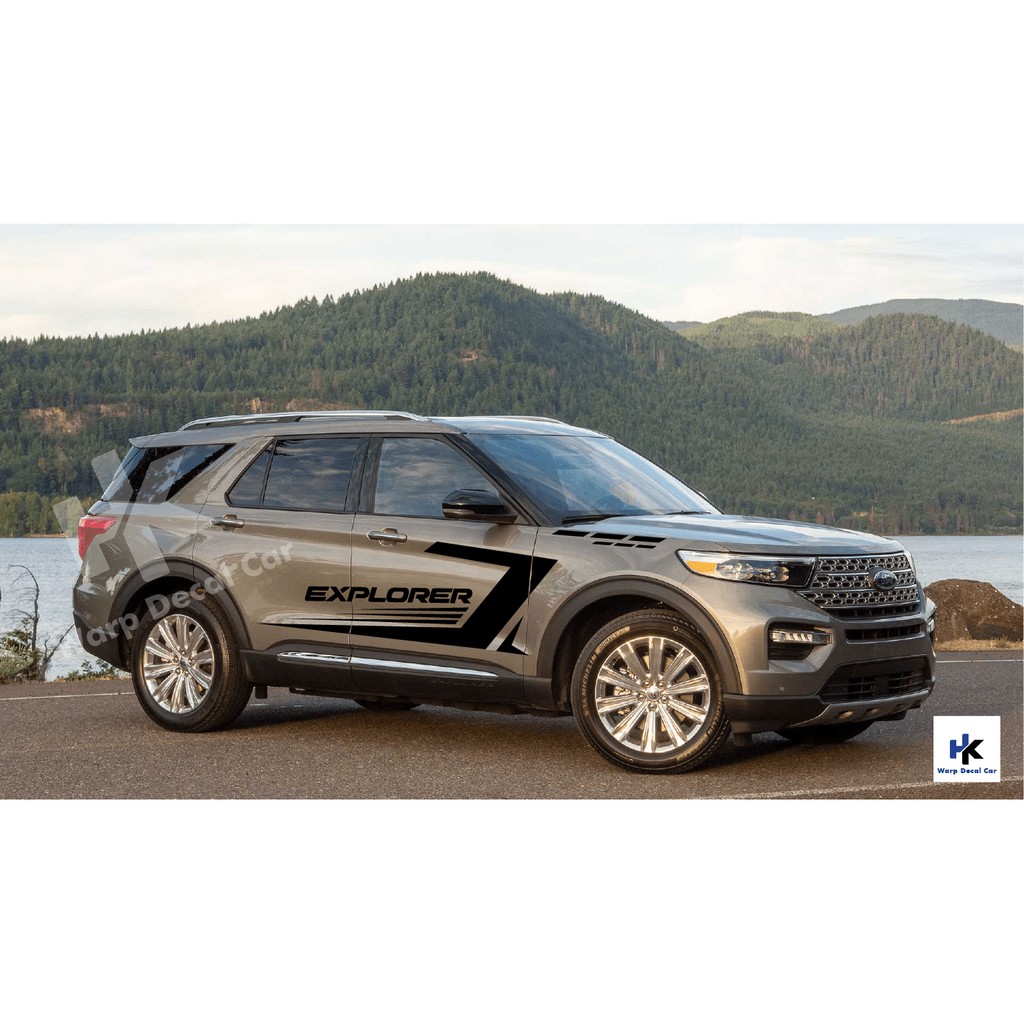 Tem  dán xe ô tô Ford explorer trang trí sườn xe