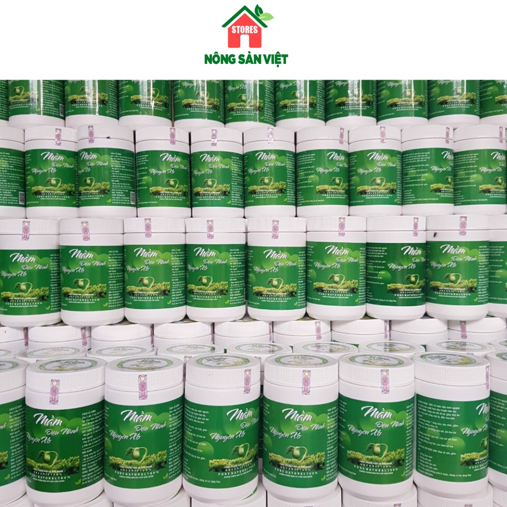 Mầm Đậu Nành Nguyên Xơ Hộp 500gr - Hàng Loại 1