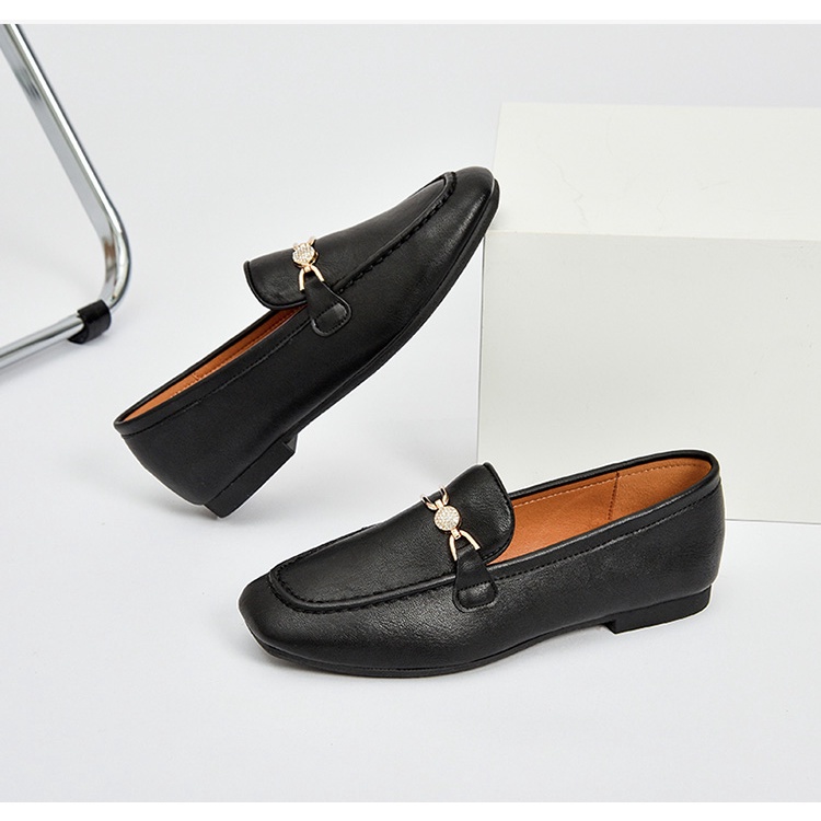 Giày bệt Dusto chính hãng, mũi tròn, da mềm không sợ đau chân