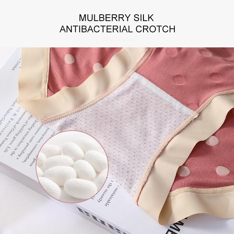 Quần lót ZXYOUPING in hình lưng vừa size lớn XL-3XL cho nữ