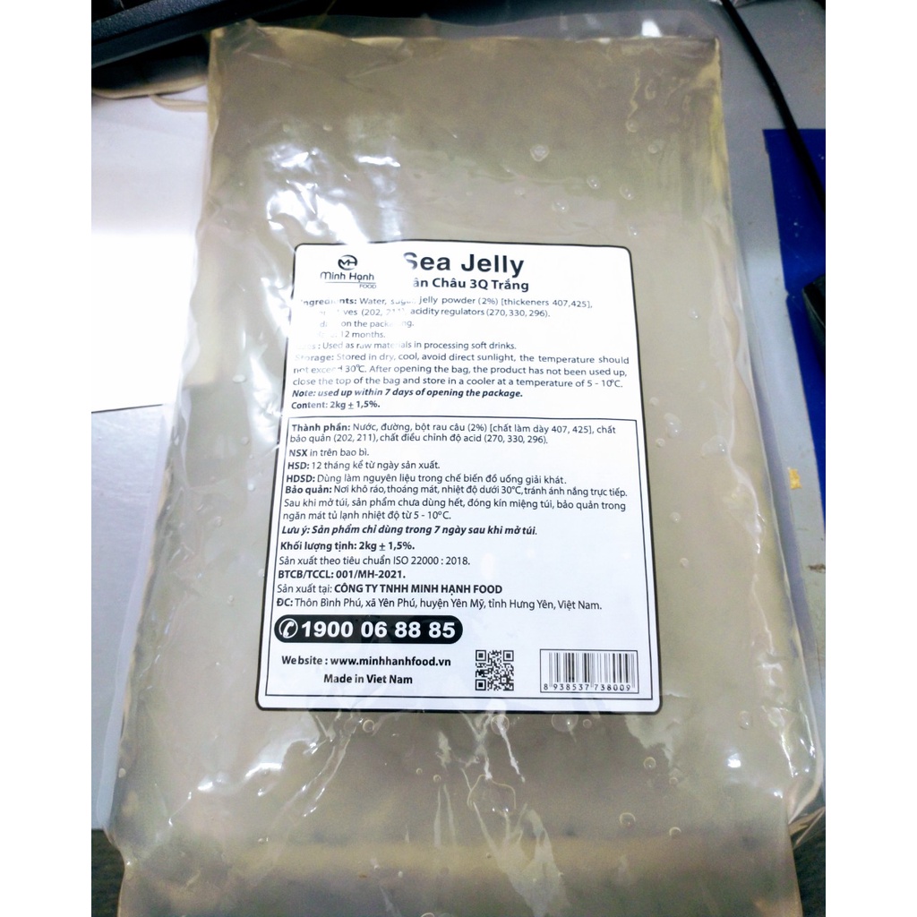 Trân châu 3Q trắng Sea Jeally túi 2kg