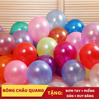 Bóng bay nhũ thái lan 12 " loại bóng đẹp trang trí sinh nhật đám cưới party