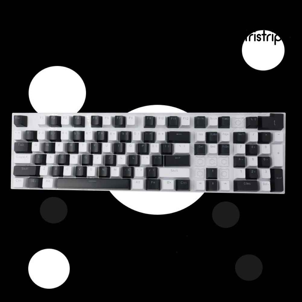 STR 104Pcs/Set Universal Ergonomic Backlit Key Cap Keycaps for Mechanical Keyboard | WebRaoVat - webraovat.net.vn