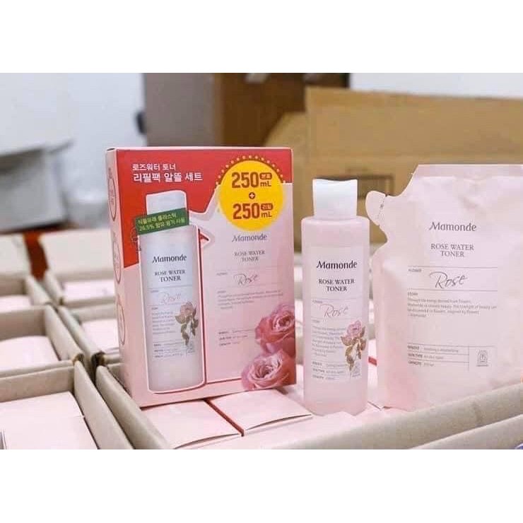 Sét nước hoa hồng ( tonner) mamode 250ml