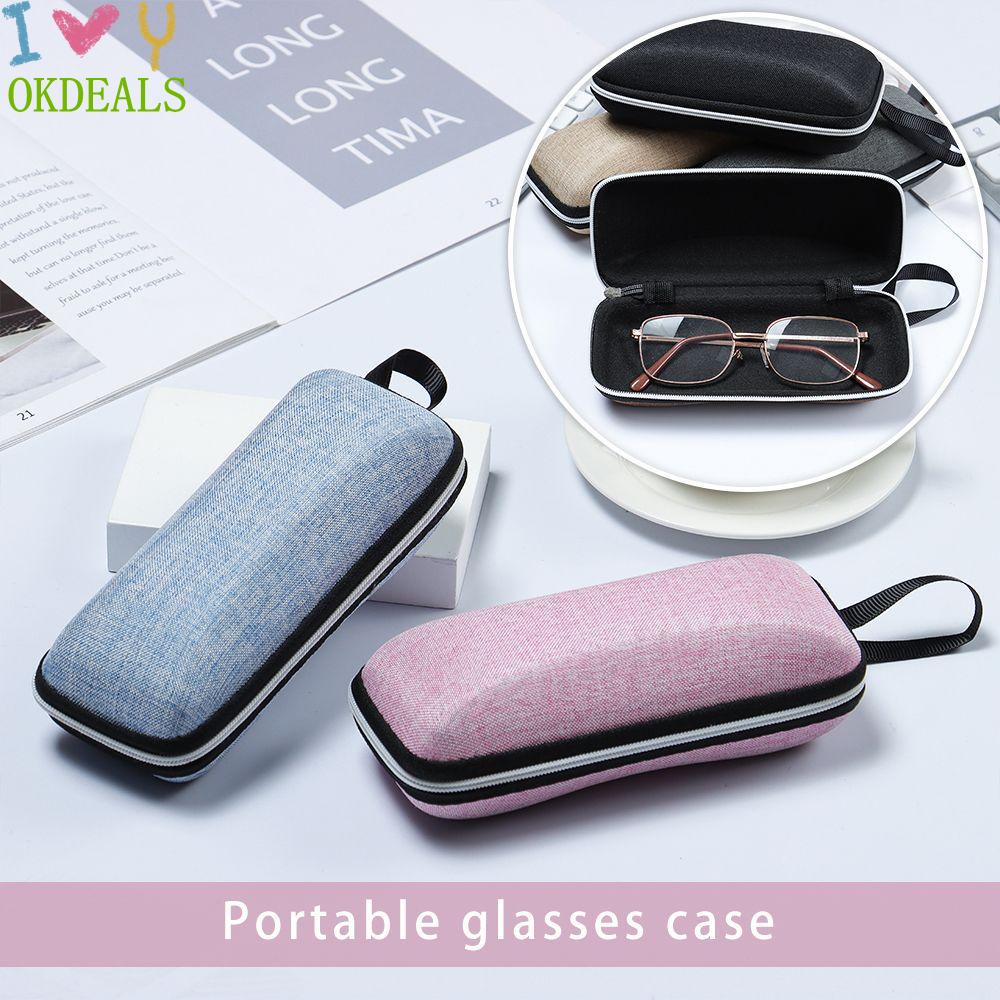 Hộp đựng mắt kính khóa kéo phong cách vintage thời trang cho nam nữ