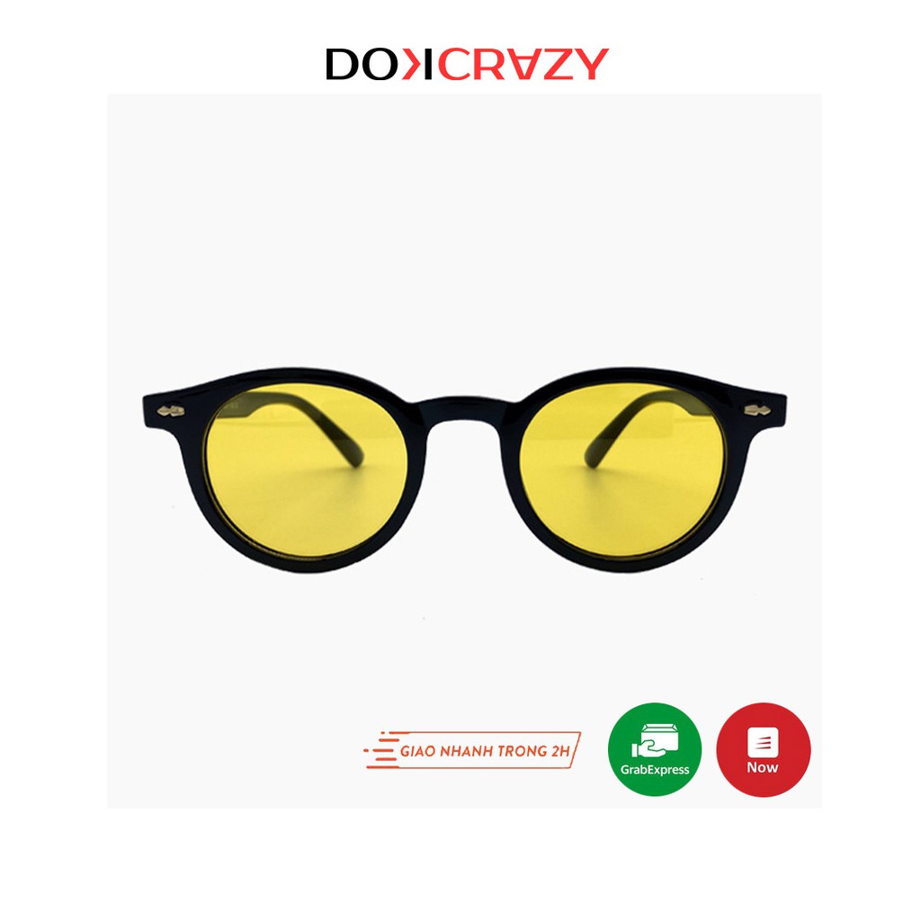 Kính mát tròn cao cấp MORO local brand DOKCRAZY thời trang nam nữ mắt râm phân cực chống tia UV style retro trendy
