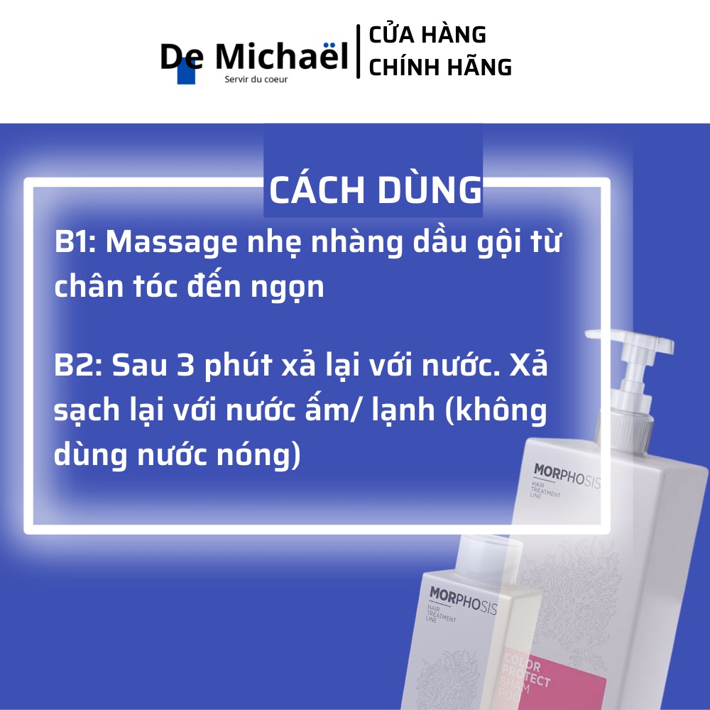 [Hàng Italy] Dầu gội dưỡng tóc nhuộm dưỡng ẩm giữ bền màu tóc đẹp sáng bóng FRAMESI MORPHOSIS COLOR SHAMPOO | BigBuy360 - bigbuy360.vn