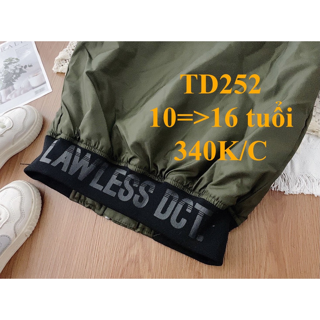 * Mã TD252: Áo khoác bomber mũ nỉ dư xịn, chữ in viền đẹp mặc chất lắm BC 7360