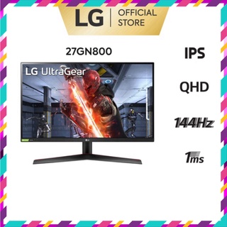 Màn Hình LG 27GN800-B 27” 1ms 144Hz IPS QHD UltraGear™ – Hàng Chính Hãng (sale bùng nổ)