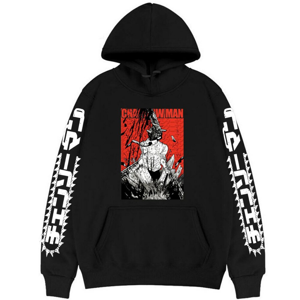 Áo hoodie Anime Manga Chainsaw Man Denji dài tay đẹp siêu ngầu giá rẻ nhất 💖