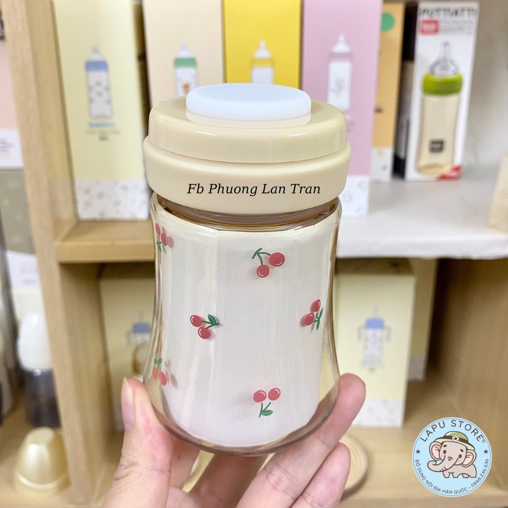 Nắp chặn bình sữa cổ rộng silicone 5cm vừa Moyuum, Bebepick, Grosmimi, Pigeon, Ubmom, MotherK...