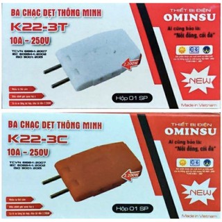 Phích cắm chia 3,chia 5 Phích cắm 1 ra 3 ,5 dạng dẹt OMINSU®