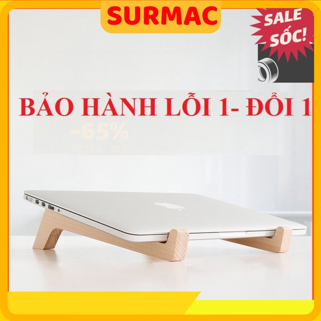 ❤ Kệ laptop, Giá đỡ Macbook bằng gỗ thông tự nhiên bền đẹp, mang đi thoải mái.