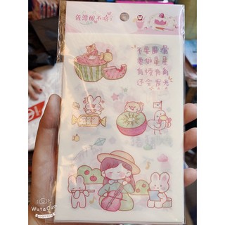 SET STICKER HÌNH DÁN CUTE