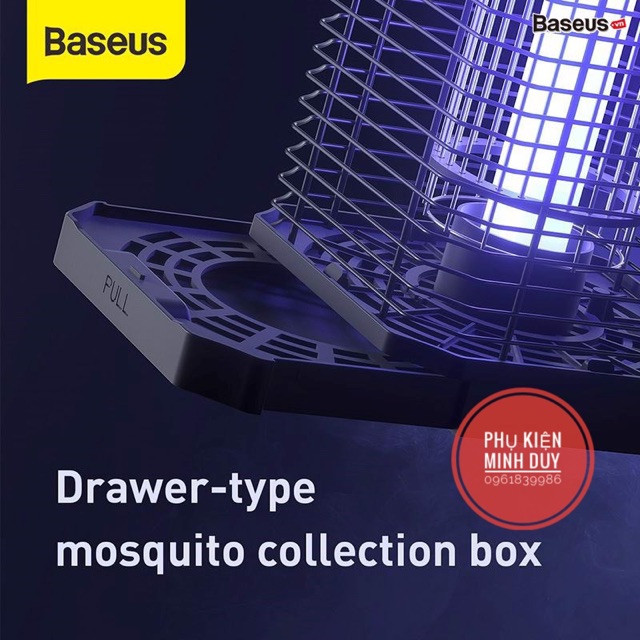 Đèn bắt muỗi ngoài trời Baseus Pavilion Courtyard Mosquito Killer (ngoài trời, ~4000V, IPX4, hoạt động không gây ồn)