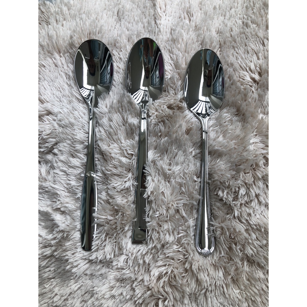Thìa inox, muỗng inox 304 dùng để ăn cơm, ăn cháo cao cấp, sang trọng Châu Âu, spoon