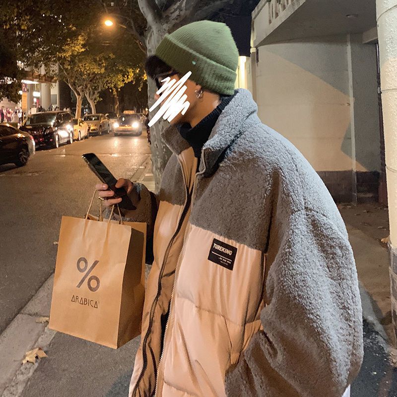 ÁO PHAO LÔNG CỪU UNISEX DÀY DẶN HÀNG OD TAOBAO