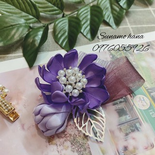Hoa cúc cài áo handmade cao cấp