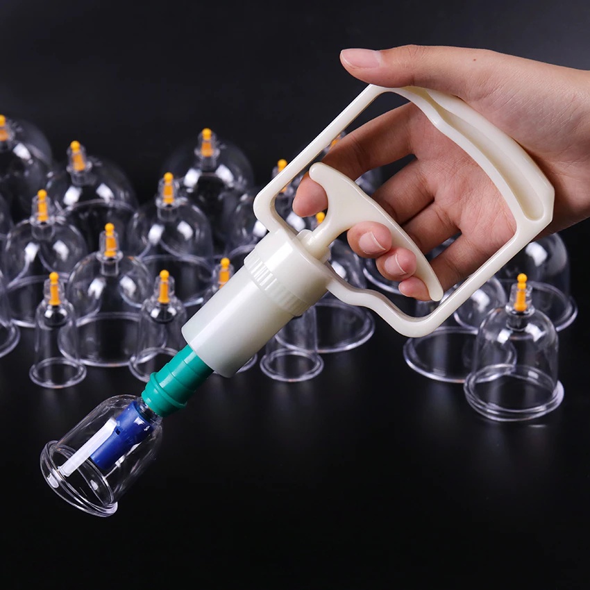 Bộ giác hơi i chân không 24 cốc Kaw dụng cụ hút cao cấp, giảm đau mỏi chính hãng