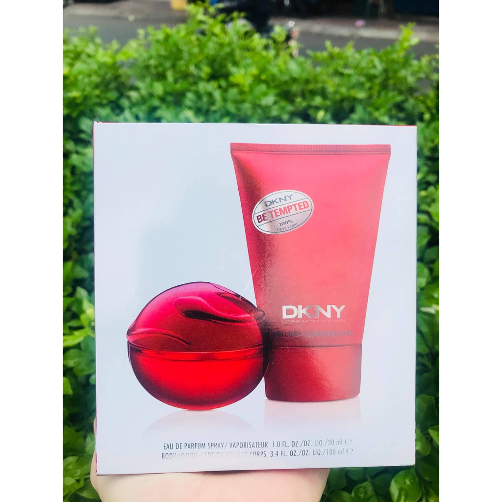 Bộ quà tặng nước hoa nữ DONNA KARAN DKNY BE TEMPTED EDP