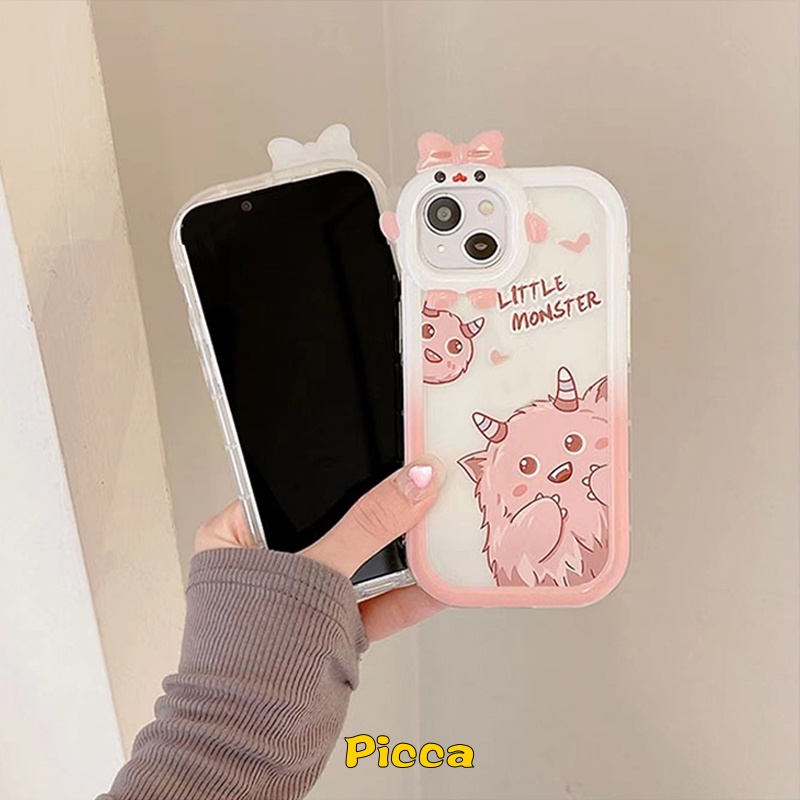 Ốp Điện Thoại Họa Tiết Quái Vật 3D Cho IPhone 7 8 6 6S 14 Plus 11 13 12 14 Pro MAX XR XS MAX X SE 2020