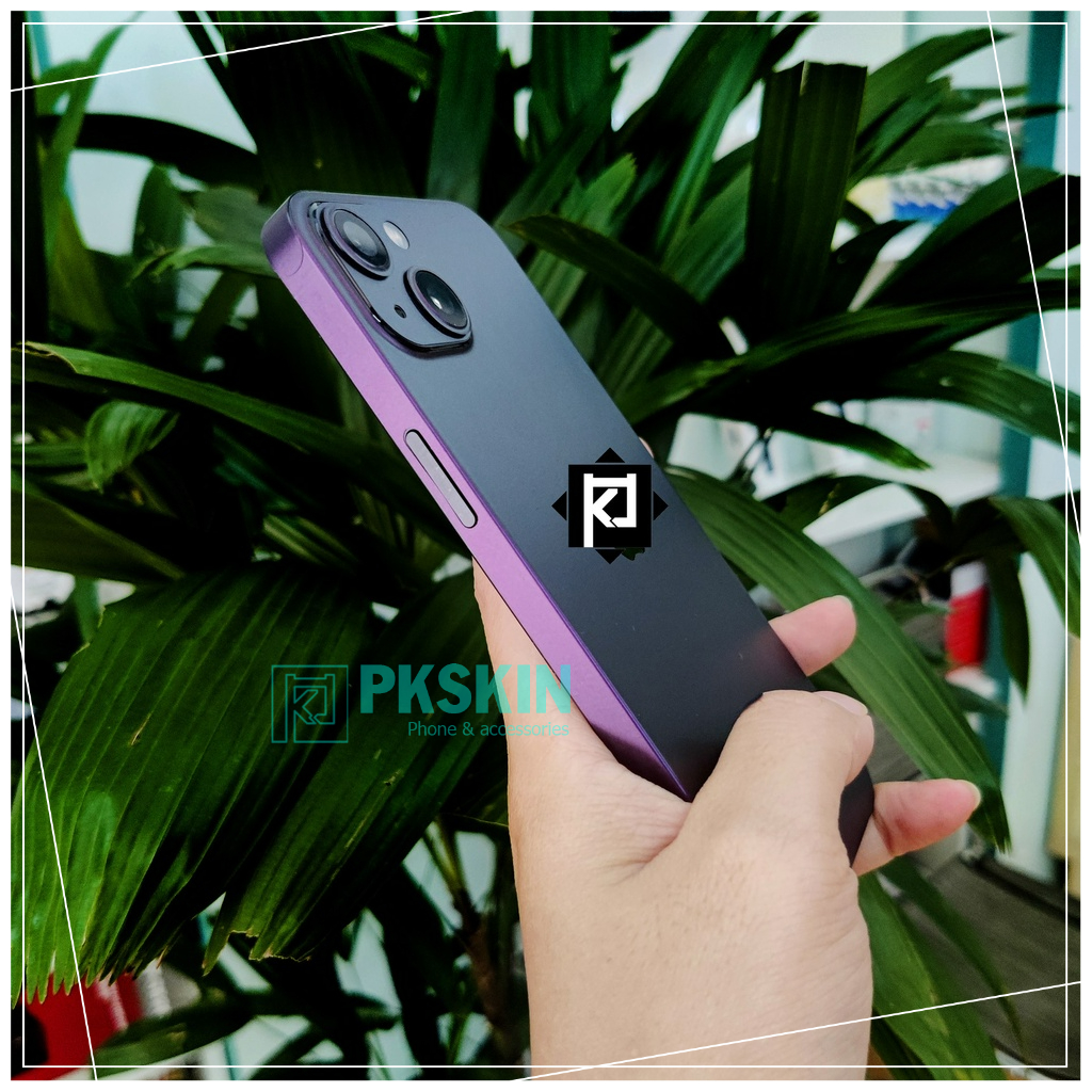 Skin dán full viền iphone 6 7 8 ,ip 11 ,ip 12 , xs , xr , 13 pro max , 14 , 14 plus , 14 pro , 14 pro max tím