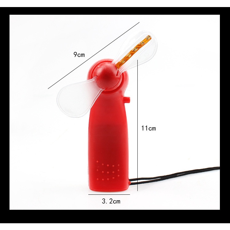 Quạt Mini Có Đèn Phát Sáng Nhiều Màu Sắc