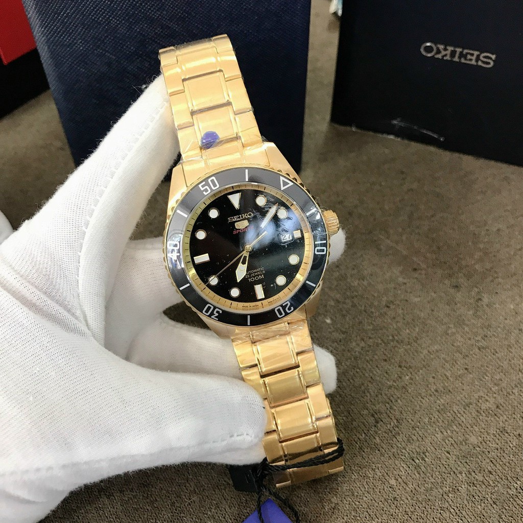 Bảo Hành 12 Tháng Đồng hồ thời trang nam seiko automatic nhiều màu - size 42mm - Dây Thép
