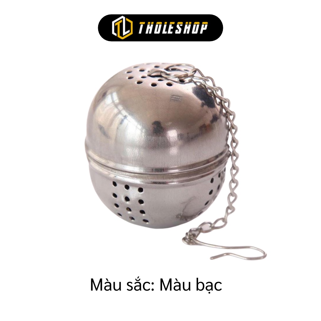 Lọc Xác Trà - Dụng Cụ Lọc Trà Inox Hình Cầu Chịu Nhiệt, Chống Gỉ 8571