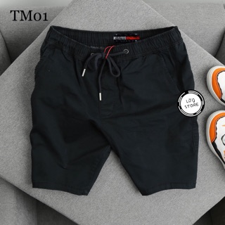 Quần short nam kaki lưng thun TM