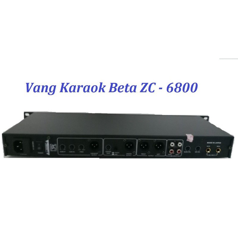 Vang Mixer karaoke cao cấp Beta Three ZC-6800