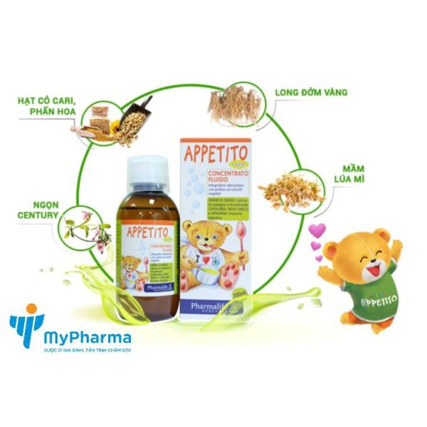Siro Appetito Bimbi - Giúp Trẻ Ăn Ngon, Phát Triển Toàn Diện Cho Trẻ 200ml