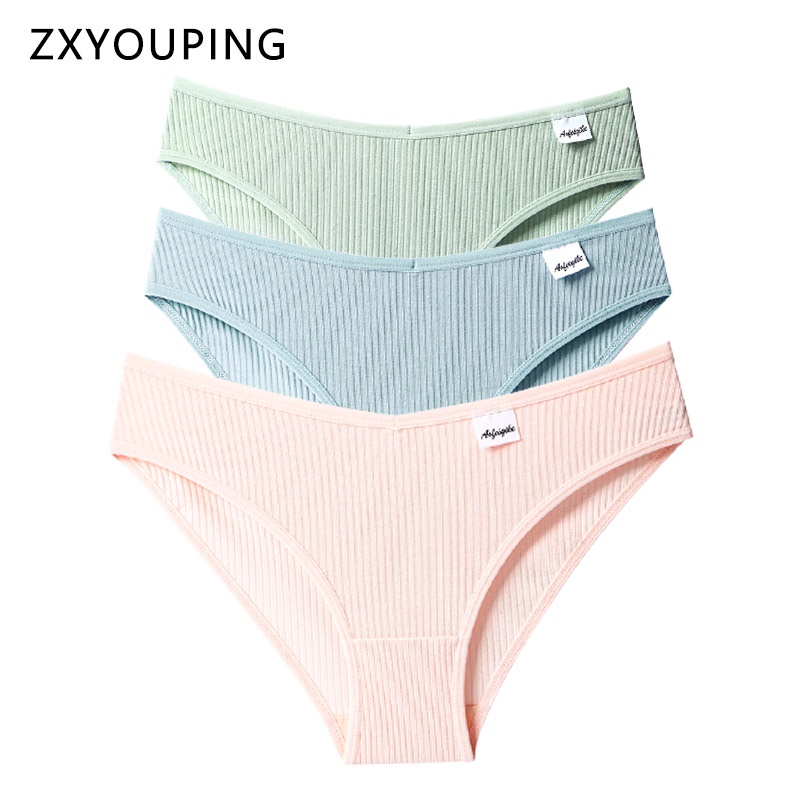 AOFEIQIKE Quần lót vải cotton mềm mại size lớn thoáng mát S-XXL