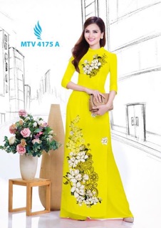 Vải áo dài in