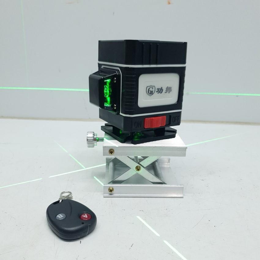 [Hàng nhập khẩu] Máy cân mực Laser 3D - G4 (Có điều khiển từ xa) bắn 12 tia cốt Laze màu Xanh Lá