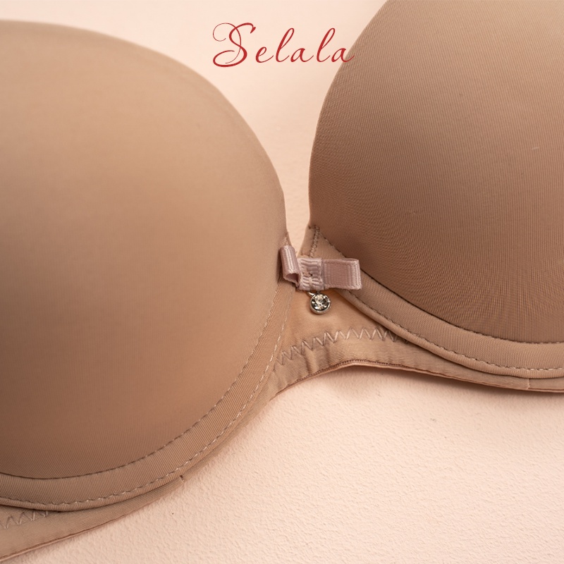 Áo Lót Su Selala Chéo Có Gọng Siêu Nâng Đẩy Mát Lạnh AG04