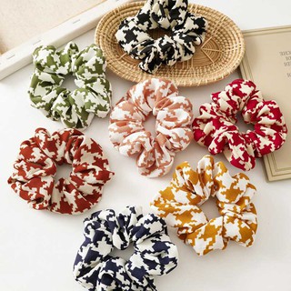 Dây buộc tóc vải thời trang độc đáo Scrunchie buộc tóc xinh xắn