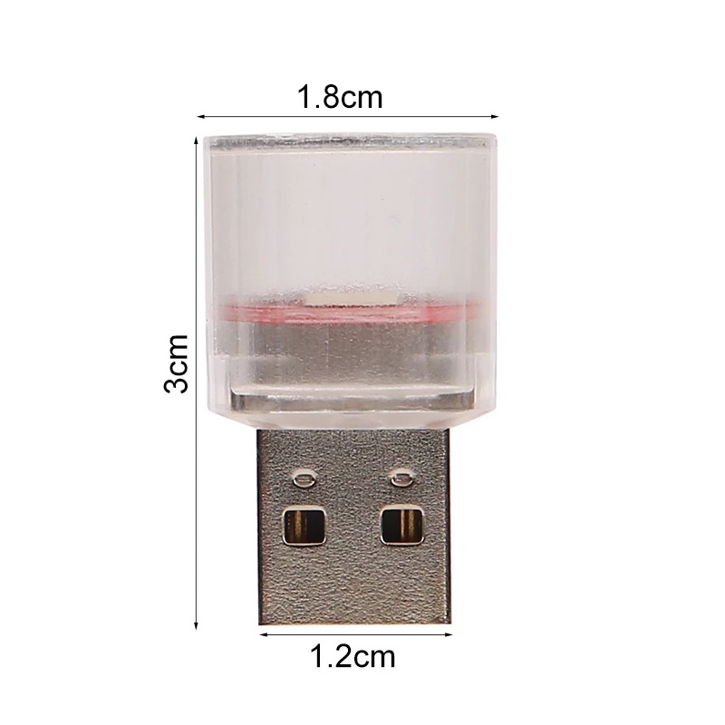 Đèn LED USB Mini Trang Trí Nội Thất Xe Hơi Độc Đáo