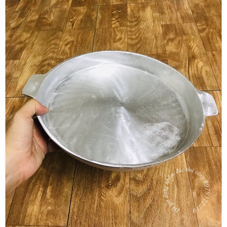 CHẢO GANG NƯỚNG THỊT CỠ LỚN SIZE 30CM TRƠN