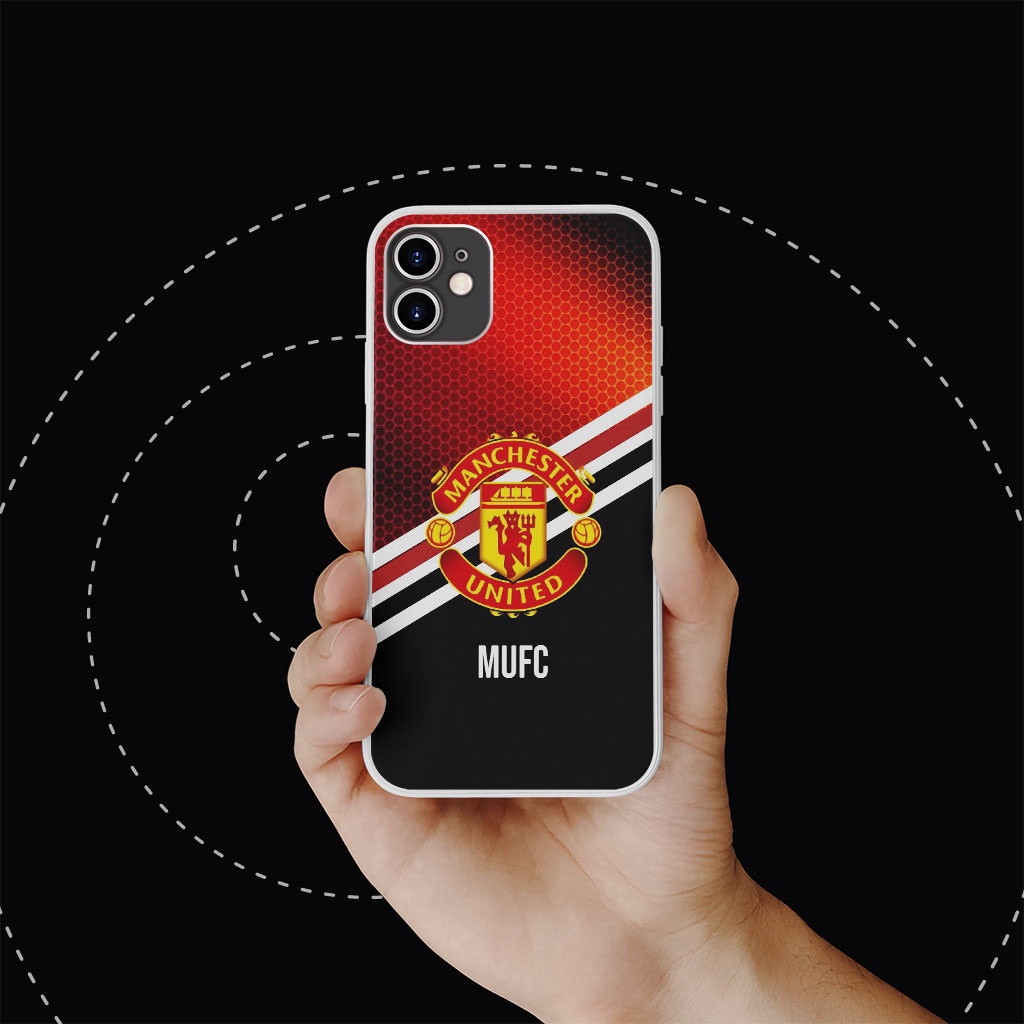 Ốp lưng logo manchester united ba sọc chéo giữa ốp pro 13 11 12 promax 7 8 plus xs X Xr  ART20227028