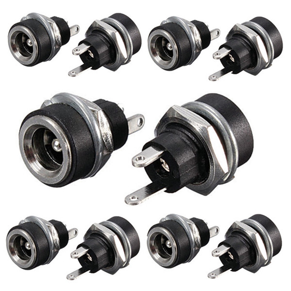 Set 5 đầu nối dây điện DIYMORE DC 3A 12V 5.5x2.1mm chất lượng cao