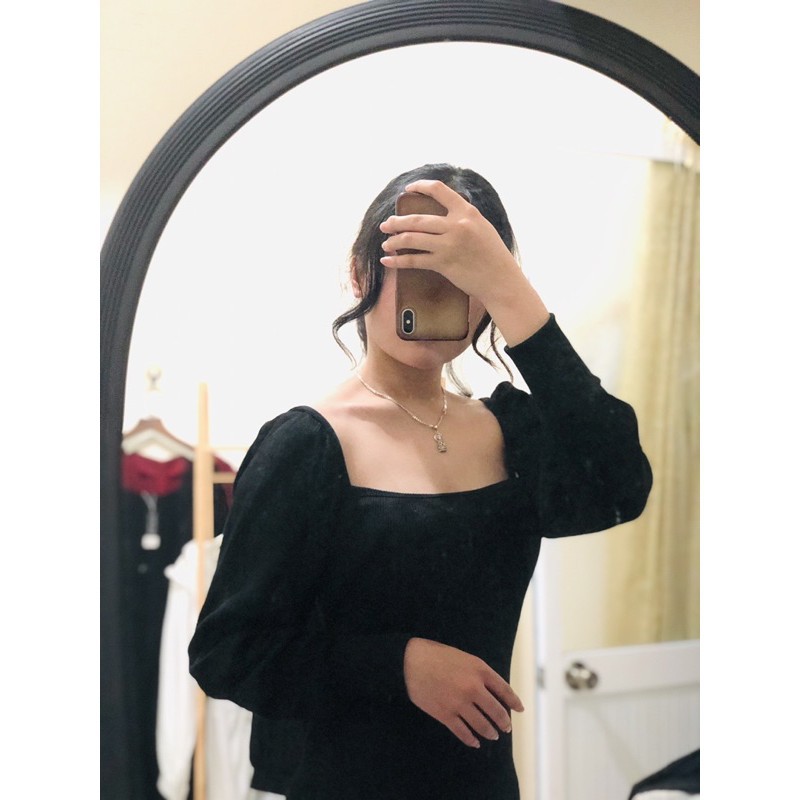 Đầm dự tiệc body tay phồng tôn dáng Đầm Nữ Hoài Thương