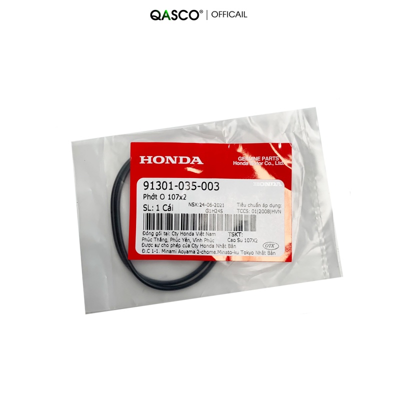 Phớt O-Ring HONDA Cub 70/ Dream/ Future/ Wave (cỡ 107x2)  QA(91301035003) _( 1484)