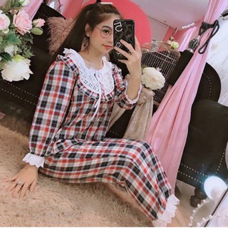 Đồ bộ Kate cổ bèo