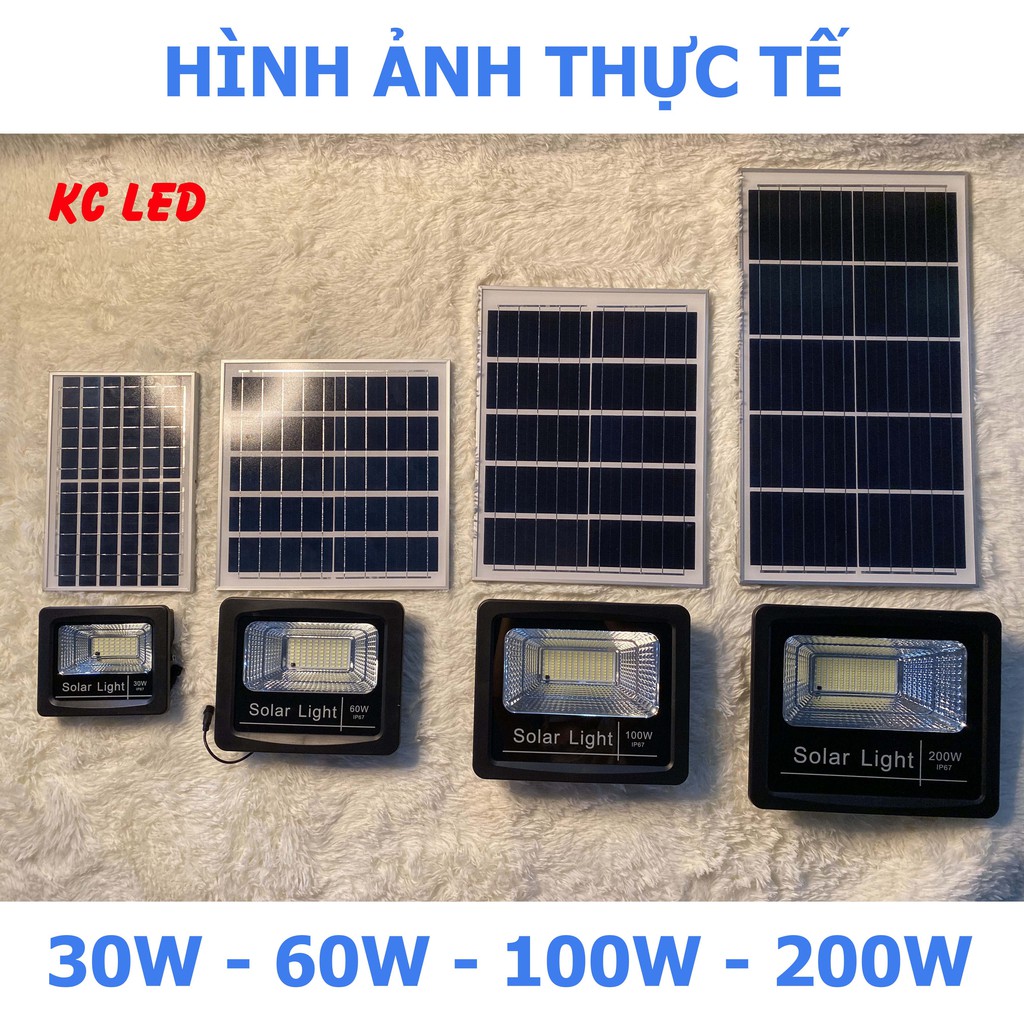 [TẶNG QUÀ] ĐÈN LED PHA NĂNG LƯỢNG MẶT TRỜI  (30W - 60W - 100W - 200W - 300W)