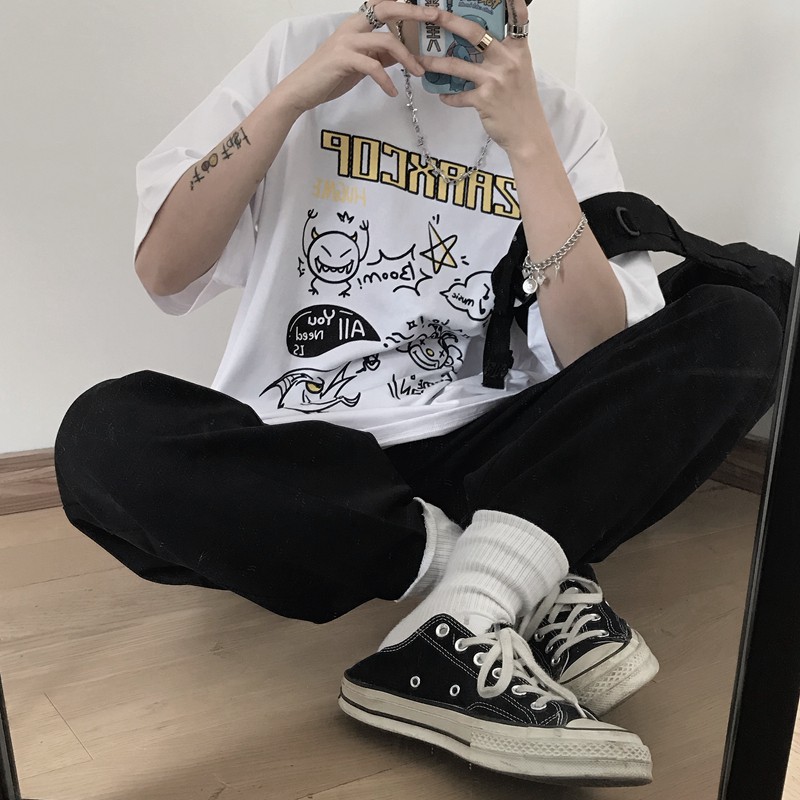 Áo thun nam nữ tay lỡ, áo phông Unisex form rộng ATL223 - Yinxx | BigBuy360 - bigbuy360.vn